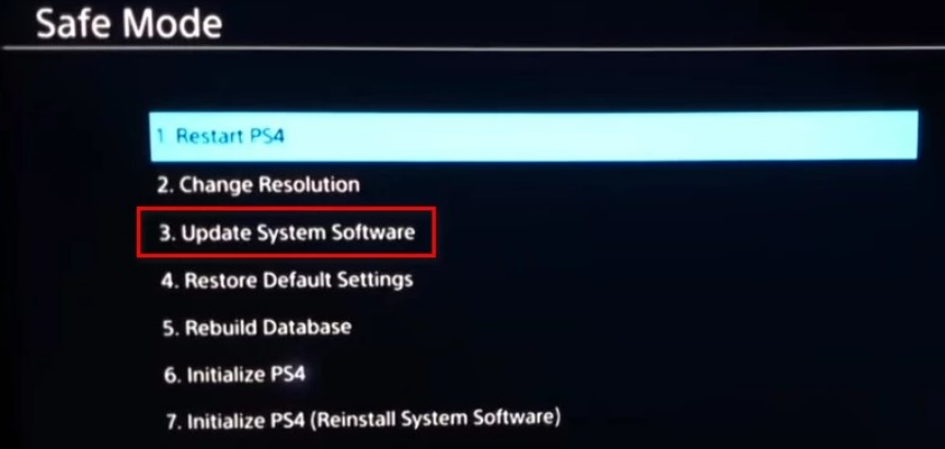 Update Software - PS4 Error CE-32895-7