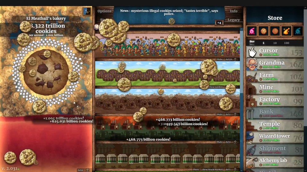 Cookie Clicker Hacks - Gameplay