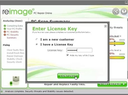 Reimage License Key