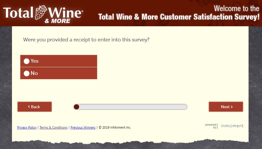 total wine survey