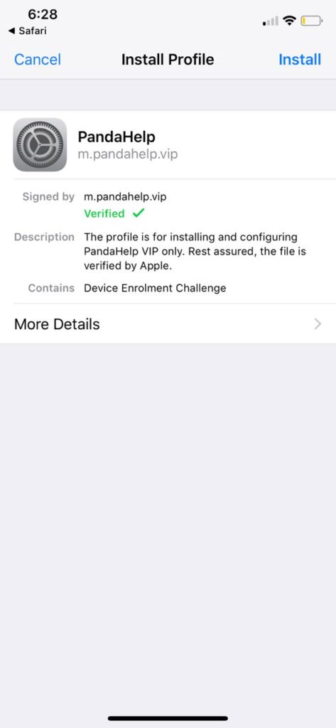 How to install Panda Helper APK on iOS