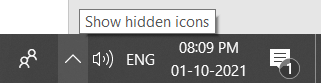 Show Hidden Icons