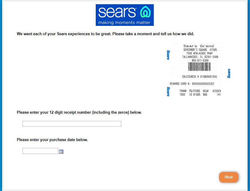 sears feedback