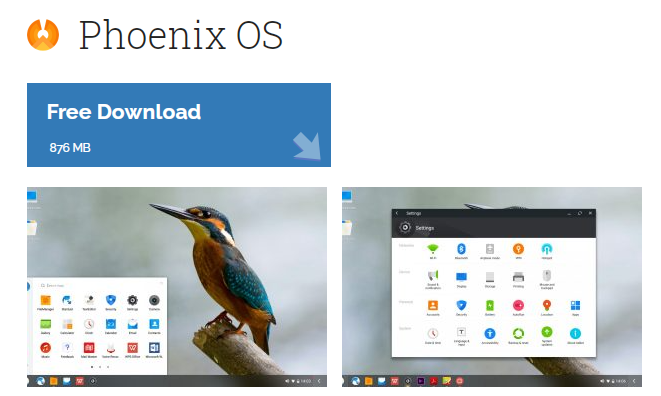 Phoenix OS Emulator