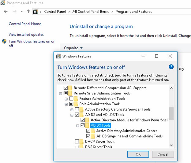 active directory users and computers snap-in