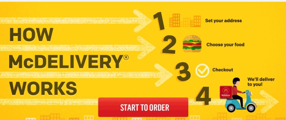 McDonald home delivery