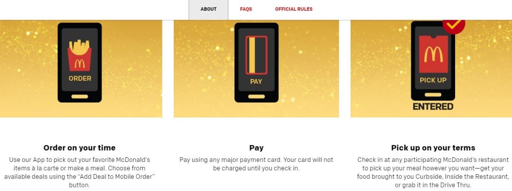 McDonald Gold card