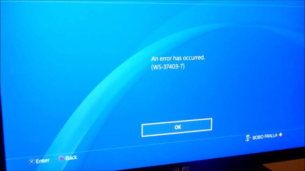 Fix: WS-37403-7 Error In PS4