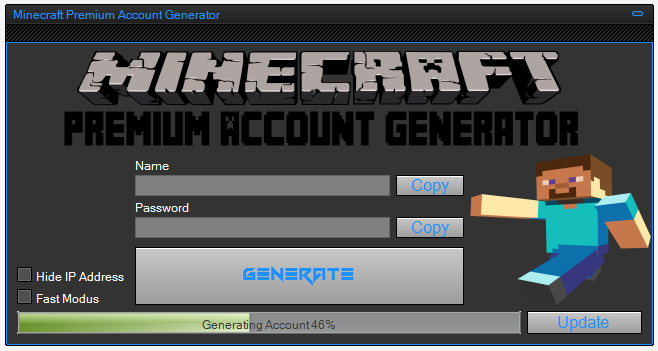 Minecraft Premium Account Generator