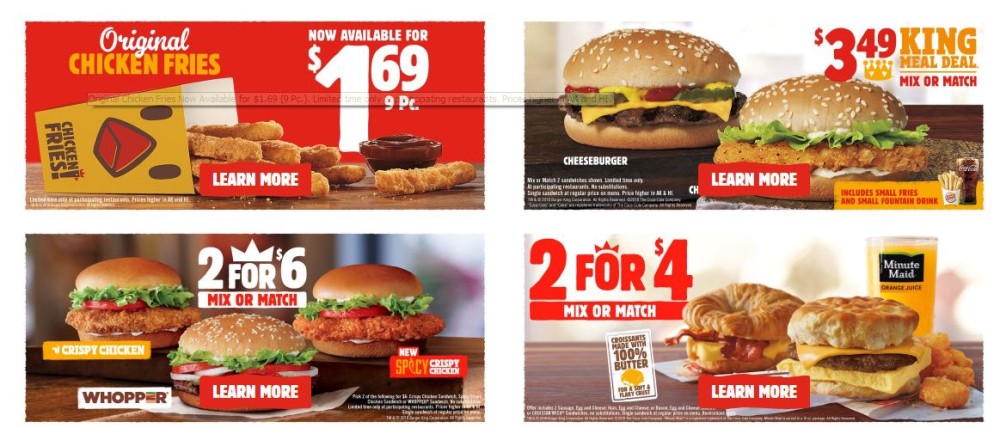 Burger King offer