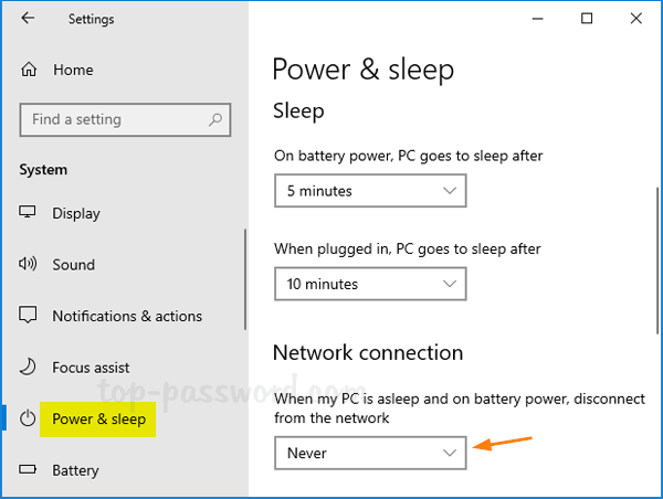 Wi-Fi Disconnection issue steps