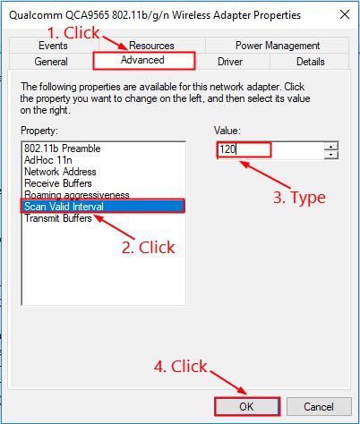 Wi-Fi Disconnection issue steps