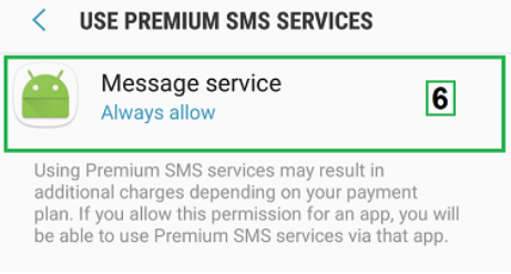 Use Premium SMS Service