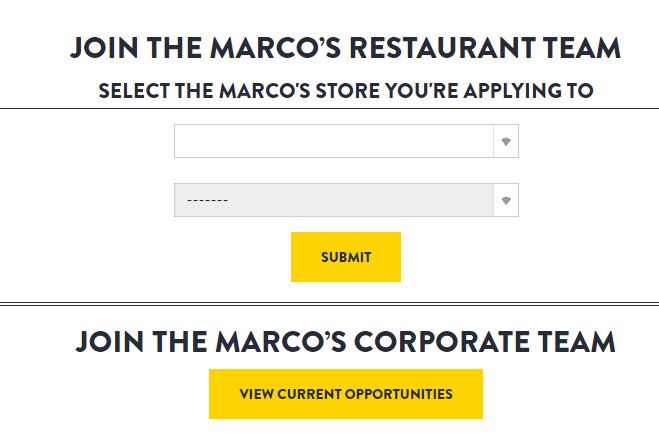 Marcos job oppertunity