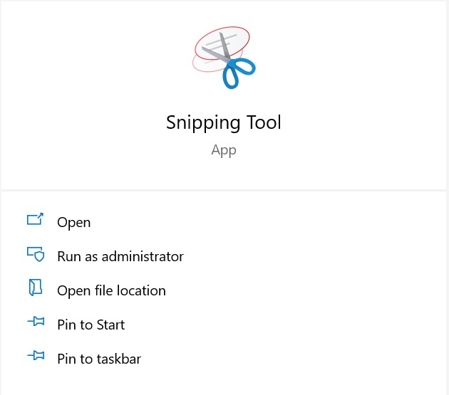 Screenshot in windows 11 using Snipping tool