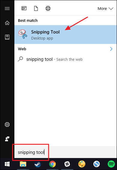 How to Use Snipping tool