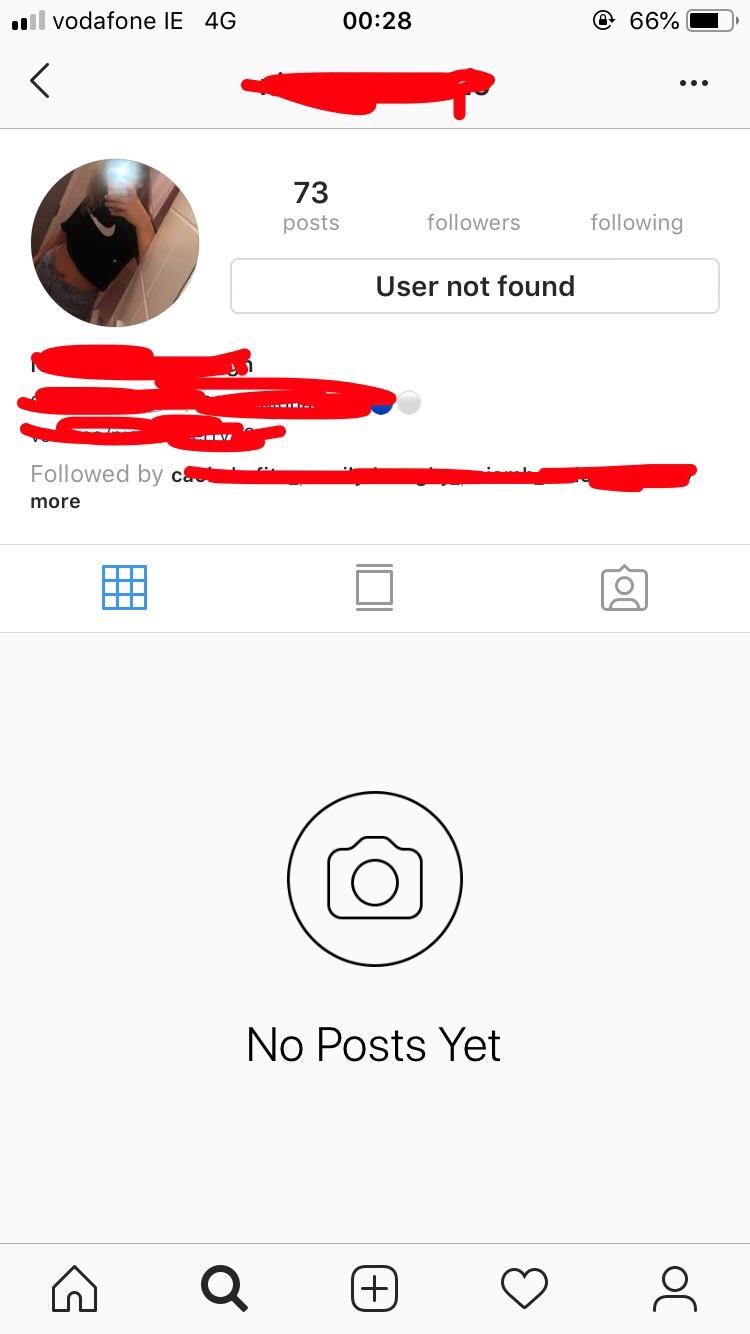 Instagram Failed To Send - User Not Found