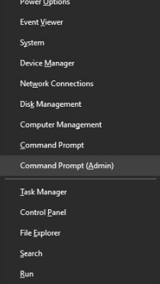 Command Prompt (Admin)