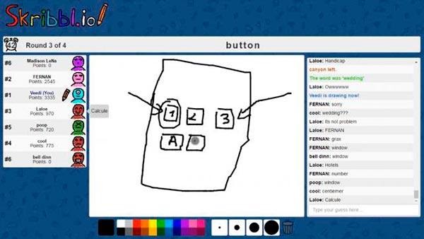 Skribbl.io Draw Screen