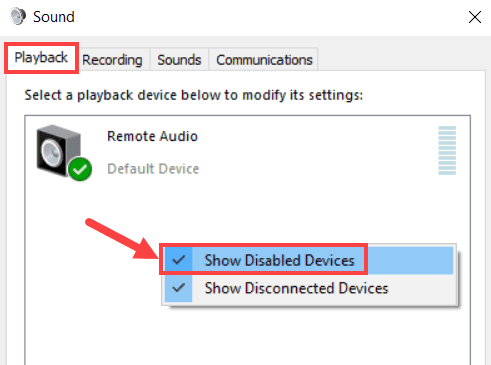 Show Disabled Devices