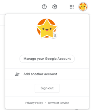 Sign out From Google Drive