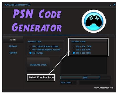 PSN Free Code Generator