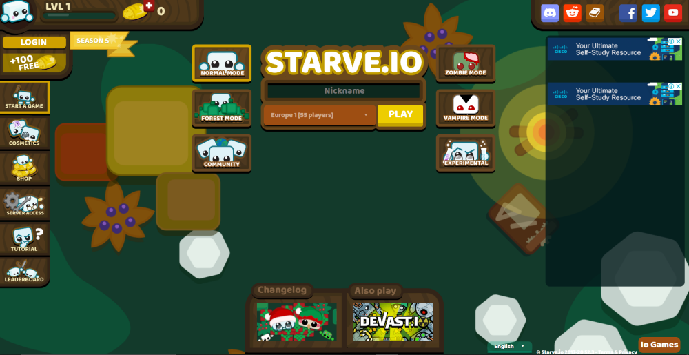 Best Starve.io Hacks GameScreen