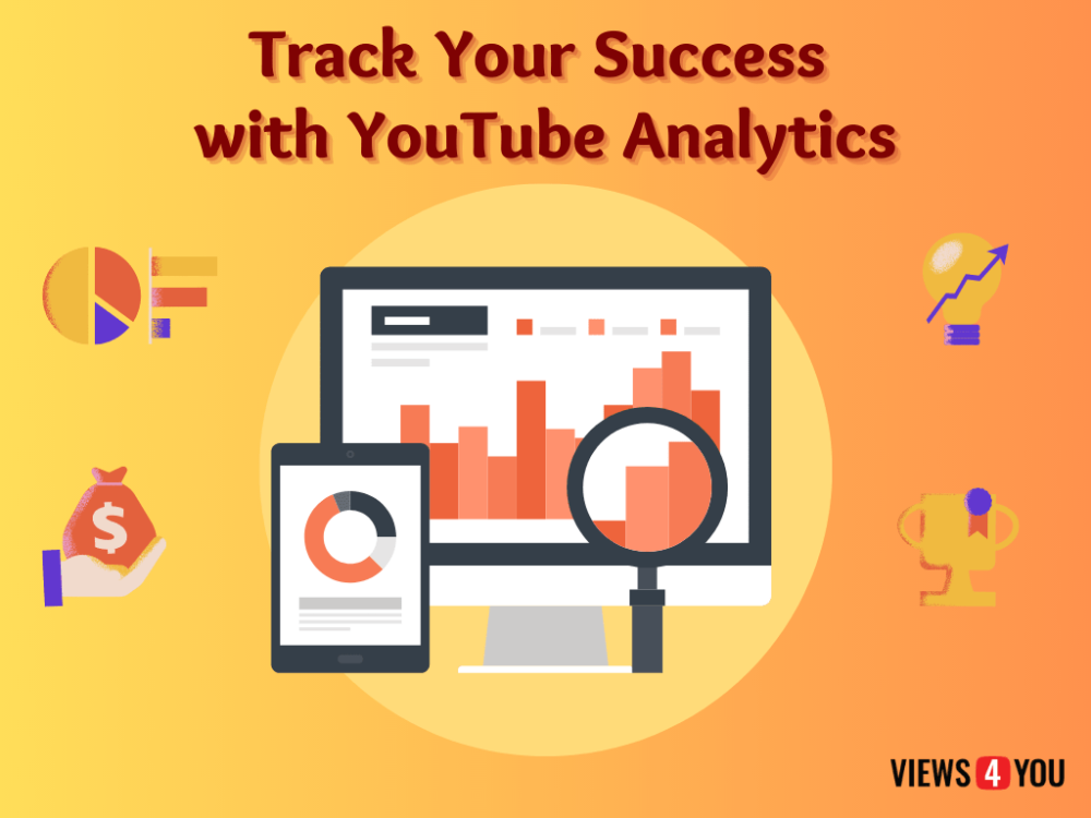  You can easily monitor the statistics of your new video.