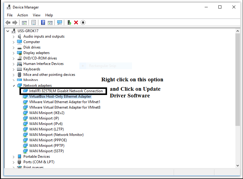 How to fix the default gateway is not available