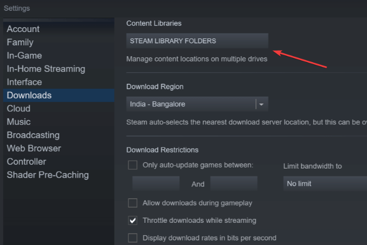 Steam Library Folder