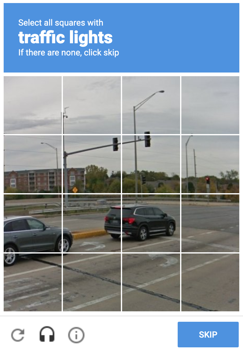 Captcha Automated Queries Traffic Lights