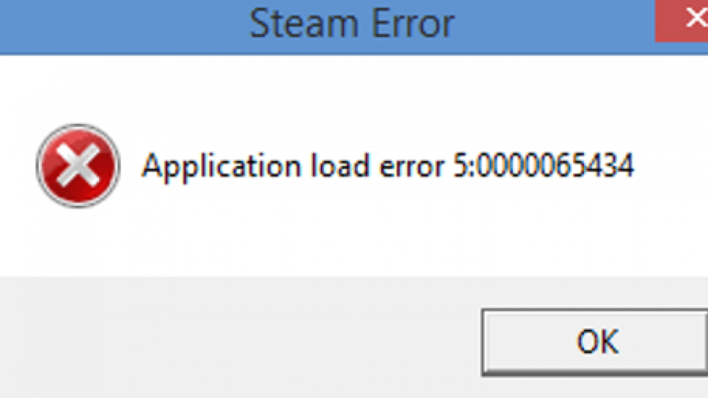 Example Application Load Error 5:0000065434