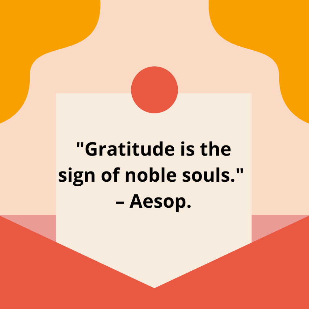 Importance of Gratitude by Aesop